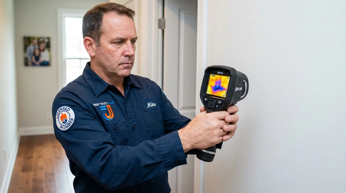 Thermal imaging leak detection by Johns Plumbing LLC in Lee